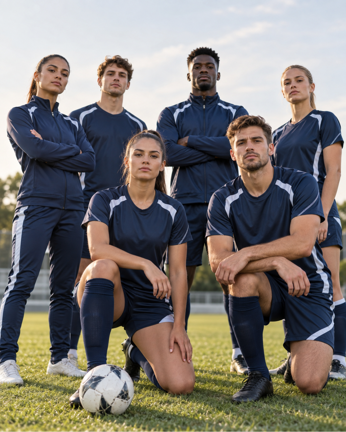 Custom sportswear team uniforms in Abu Dhabi