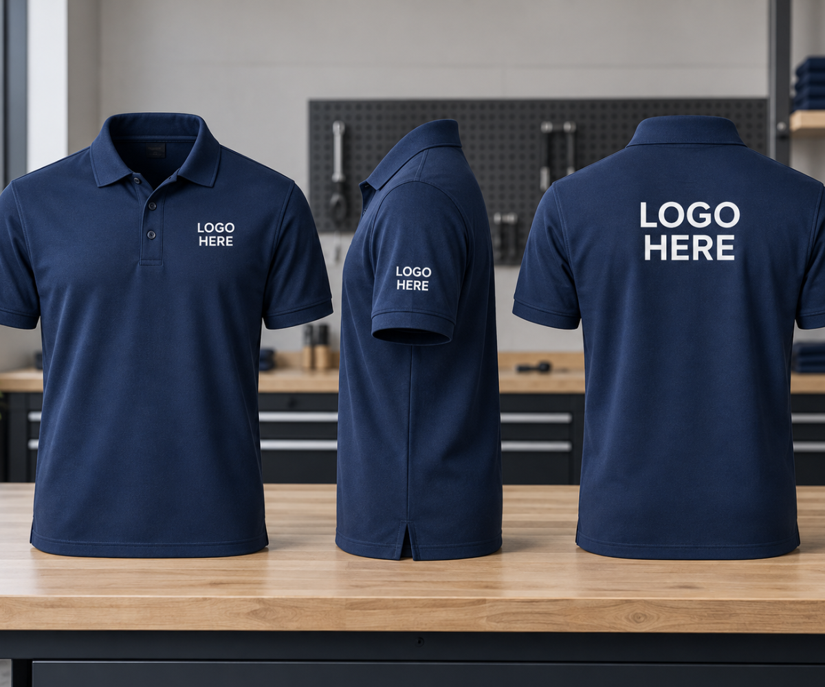 Uniform customization in Abu Dhabi with embroidery and printing